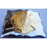 Fireman's Maltese Cross Waist Belt Buckle